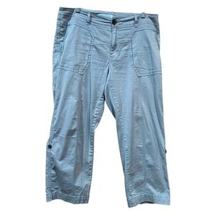 Aventura SZ 12 Sage Green Cropped Pant 100% Organic Fair‎ Trade Certified Hiking